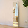 Full Length Over Door Mirror Door Hung Mirror Dormitory Wardrobe Bedroom Mirror