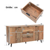 Sideboard 2 Doors 3 Drawers Buffet Storage Cabinet Cupboard TV Unit Highboard