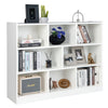 Wood Storage Cube Bookcase 3 Tier 8 Cube Open Shelf Storage Cabinet Organizer