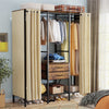 Heavy XXL Open Wardrobe Clothes Rail Cupboard Dust-Proof Coat Rack Stand