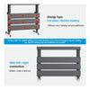 Bathroom Towel Rail Radiator Anthracite Designer Flat Panel Towel Rail Heated