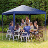 Gazebo Marquee 3x3m Heavy Duty Garden Party Canopy Waterproof Tent with 4 Sides