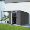 7.5ft x 5.5ft Outdoor Garden Storage Shed Tool Shed with Open Organizer Sheds UK