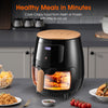 6L Air Fryer transparent New Large Capacity Touch Screen Multifunction mini oven