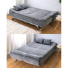 3 Seater Sofas Settee Corner Double Sleeper Sofa Bed Recliner Couch Sofabed Grey