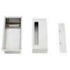 Fire Fireplace Biofire Bio Ethanol Steel Glass Wall Mount Recessed Heater Burner