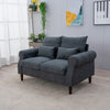 Panana 2 Seats Loveseat Couch Sofa Ottoman Upholstered Furniture for Small Space