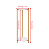 90cm Plant Stand 2/3-Tier Flower Holder Tall Side End Table with Golden Frame