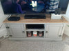 Grey Rustic TV Stand Sideboard Lowboard Media Cabinet Storage Unit Vintage Pine