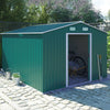 10 x 12ft XLarge Outdoor Storage Garden Shed Sliding Door Galvanised Metal