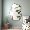 Framed Arched Mirror Wall Mounted Vanity Makeup Bedroom Glass Dressing Mirror