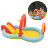 Family Paddling Pool Inflatable Purling Cooling Swimming Blow Up Pond with Slide
