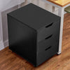 3/5 Drawer Mobile Filing Cabinets Printer Stand Pedestal Lockable Office Cabinet