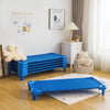 Stackable Nap Cot Toddler Daycare Bed Easy Lift Corners & Detachable Oxford Mat