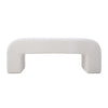 Teddy Velvet Upholstered Accent Large Boucle Bench Bed End Window Seat Ottoman