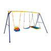 300 kg Heavy Duty Swing Set Backyard Kids Swing Set Indoor & Outdoor Playset