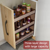 150-250mm Pull Out Steel Basket Kitchen Cabinet Larder Organizer Cupboard Drawer