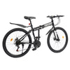 Mountain Bike 26" Wheel MTB 21 Speed Adult Bicycle Folding Bike Black &White UK