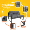 Solterra Four Piece Garden Furniture Set 2 Armchairs, Sofa & Coffee Table