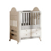 Premium Baby Toddler Cot Bed with Wheels & 4 Drawers Eco-friendly 85x62x108cm UK