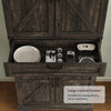 72'' Kitchen Cupboard Pantry Cabinet, Tall Storage Cabinet with Doors and Drawer
