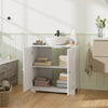 Modern Bathroom Sink Cabinet Under Basin Unit Cupboard Storage Furniture White