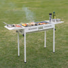 Garden Barbecue Smoker Burner Charcoal Grill Camping Outdoor Cooking Section