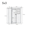 PP Garden Shed Equpments Outdoor Tools Storage Box Backyard Patio Shed Cabinet