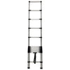 3.8M Telescopic Ladder 12.5FT Multi-Purpose Stainless Steel EN131 for Repair AAA