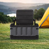 Folding Camping Chair Tackle Storage Box Garden Lawn Patio Foldable Seat Outdoor