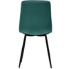 Dining Chairs Set of 4 Velvet Kitchen Living Room Lounge Counter Chairs in Green