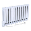Electric Wall Mounted Oil Filled Radiator Home Space Heater Thermostatic Timer