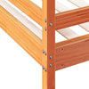 Bulliing Bunk Bed 80x200/120x200 Wax Brown Solid Wood Pine, over Loft Bed Z5T9