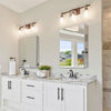 UK Bathroom Mirror Cabinet Wall Mount Vanity Mirror Shatter-proof Cosmetic Stand