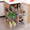 Blind Corner Pull Out Larder Kitchen Pantry Cupboard Cabinet Storage Organiser