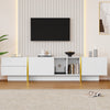 Modern 190cm TV Stand Cabinet with 2 Doors 2 Shelves Media Storage Console Table