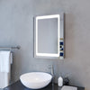 Bathroom LED Mirror Cabinet with Lights Illuminated Storage Demister 500 x 700mm