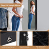 Lockable LED Mirror Jewelry Armoire Wall Mounted/Over Door Jewelry Organizer