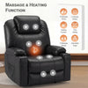 Riser & Recliner Armchair Leather 8 Point Electric Heated Massage Sofa Arm Chair