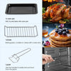 OYAJIA Mini Oven 28L Countertop Electric Grill w/ Temp Timer Control 1500W Jljwr