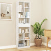 Floor Standing Display Rack Storage Cabinet with Drawer-White