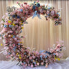 Large Half Moon Wedding Arch Metal Frame Backdrop Stand Party Props Flowers Rack