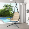 Hanging Chair with Stand Indoor Outdoor Hammock Swing Chair w/Large Padded Seat
