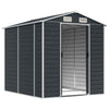 Garden Shed Anthracite 191x215x198 cm Galvanised Steel