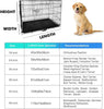 Metal Dog Cage Puppy Training Crate Pet Carrier Small Medium Large XL XXL Metal