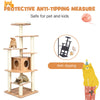 Cat Tree 179 Cm Small Cat Tower Indoor Kitten Activity Center Climbing Stand