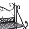 3/5 Tier Metal Storage Shelf Mesh Shelving Foldable Kitchen Bathroom Organiser