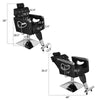 Adjustable Hydraulic Barber Chair Hairdressing Salon Swivel Recline Chair