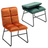2x Velvet Dining Chairs Accent Home & Restaurant Living Room Folding Lounge Seat