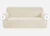 TAOCOCO Sofa Cover 3 Seater, Sofa Furniture Protector Cream pet protect 20-1-20